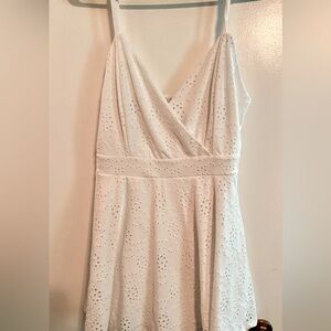 White lace romper